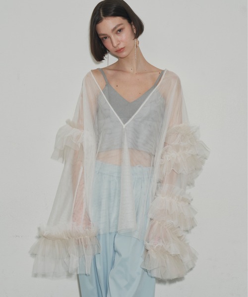 LA BELLE ETUDE（ラベルエチュード） 長袖ブラウス FREE ホワイト