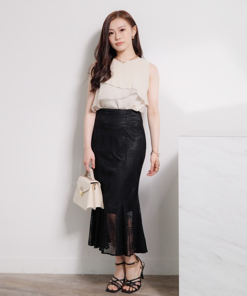 「LIPSERVICE」 ロングスカート S ブルー レディース_画像7