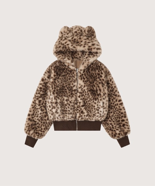 LA POMME petit（ラポミ・プチ） ムートンコート ボアコート Fluffy