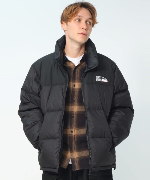 FIRST DOWN（ファーストダウン） ダウンジャケット L ブラック メンズ