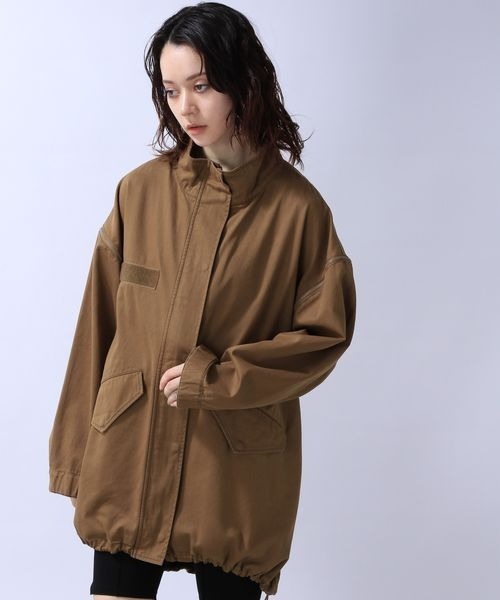 JEANASIS（ジーナシス） ミリタリージャケット FREE ダークカーキ