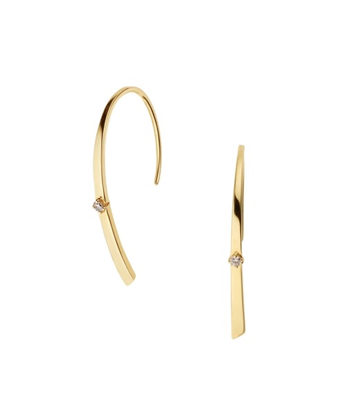 VENDOME AOYAMA（ヴァンドーム青山） ピアス K10YG ブラウン