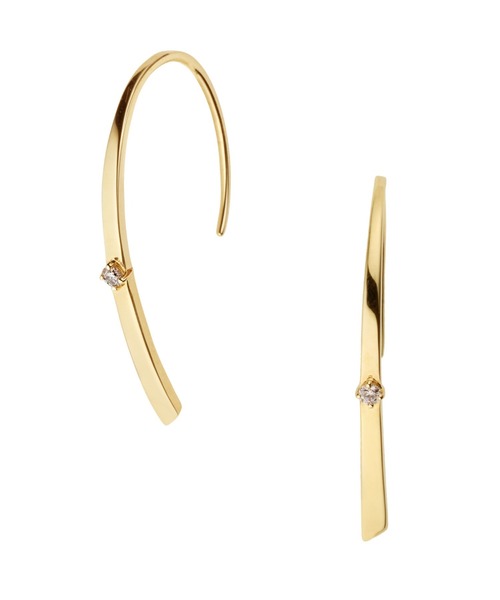 VENDOME AOYAMA（ヴァンドーム青山） ピアス K10YG ブラウン