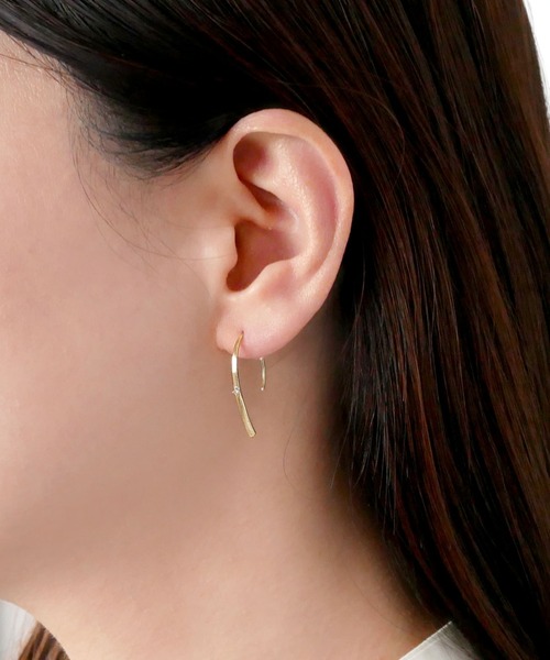 VENDOME AOYAMA（ヴァンドーム青山） ピアス K10YG ブラウン