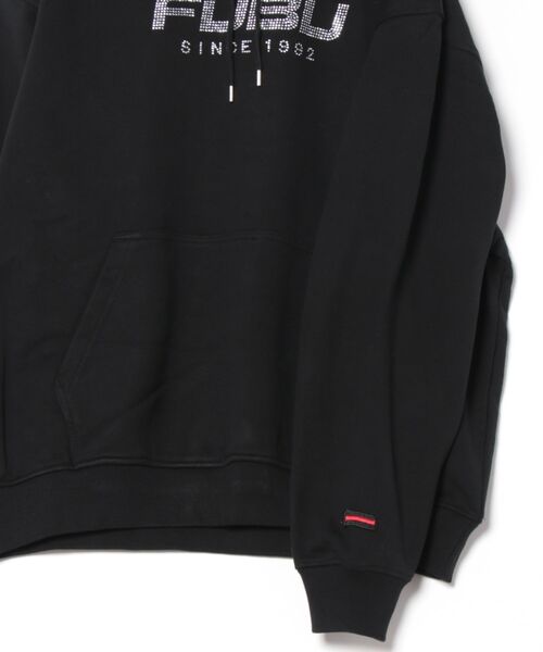 「FUBU」 プルオーバーパーカー L ブラック メンズ_画像3