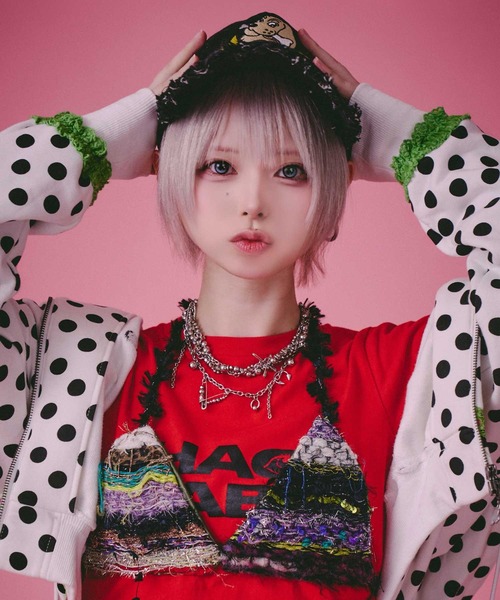 GALFY（ガルフィー） キャップ 帽子 星のわんちゃんボロボロCAP