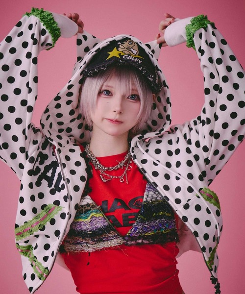GALFY（ガルフィー） キャップ 帽子 星のわんちゃんボロボロCAP