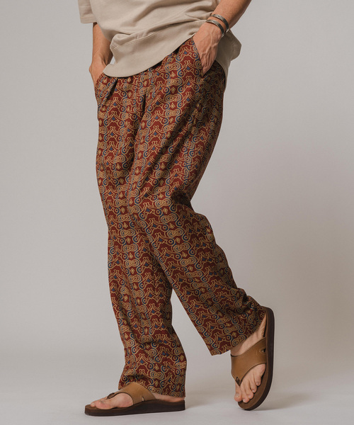 EDIFICE（エディフィス） イージーパンツ MEDIUM レッド メンズ