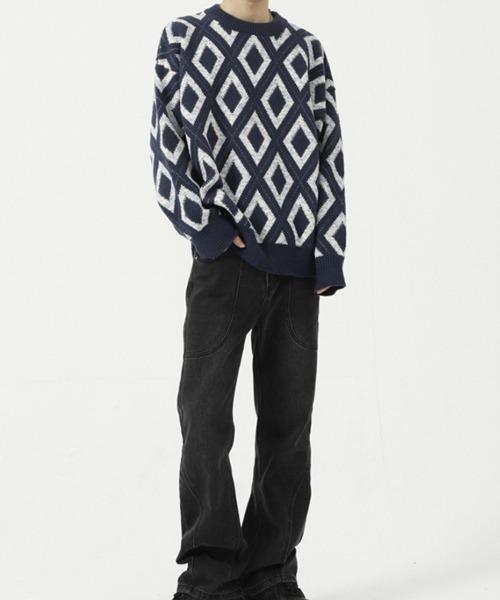 「WESTBOY」 長袖ニット X-LARGE グリーン メンズ_画像2