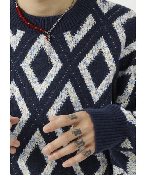 「WESTBOY」 長袖ニット X-LARGE グリーン メンズ_画像3