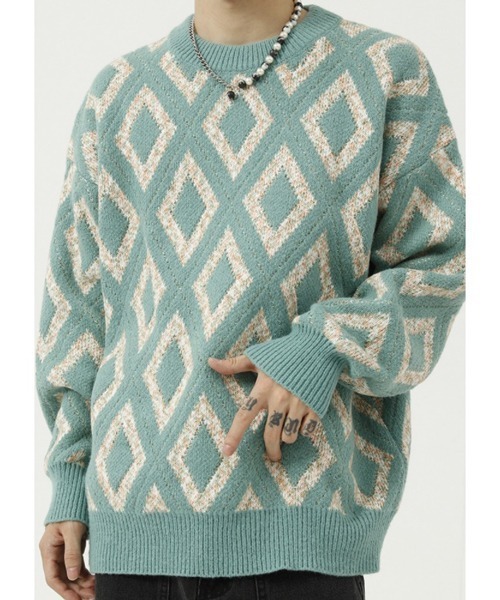 「WESTBOY」 長袖ニット X-LARGE グリーン メンズ_画像8