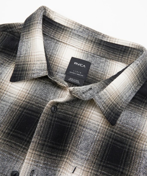 「RVCA」 長袖シャツ MEDIUM ブルー メンズ_画像8