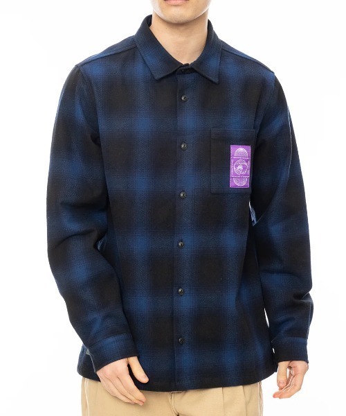 「RVCA」 長袖シャツ MEDIUM ブルー メンズ_画像9