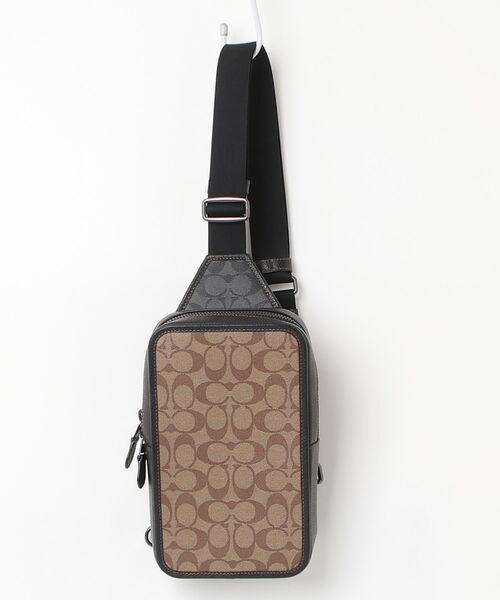 COACH（コーチ） ショルダーバッグ - ブラウン メンズ : ZOZOTOWN 
