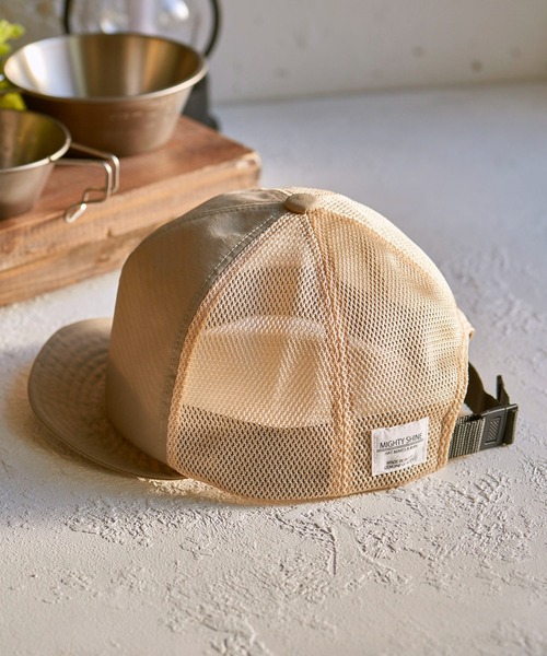 「Mighty Shine」 メッシュキャップ FREE グレー メンズ_画像3