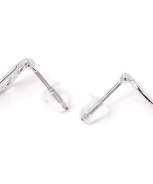 コンビフェザー ピアス アクセサリー ハンドメイド ノーブランド