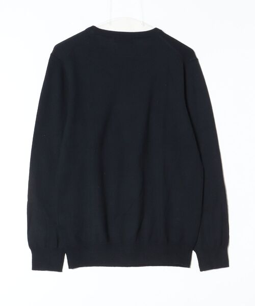 「NAVY」 長袖ニット X-LARGE ネイビー メンズ_画像2