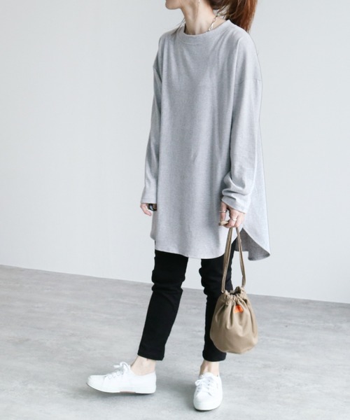 「reca」 長袖カットソー FREE ベージュ レディース_画像7