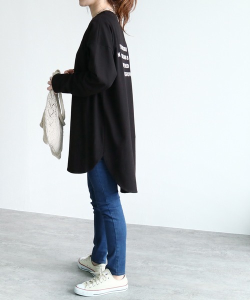 「reca」 長袖カットソー FREE ベージュ レディース_画像8