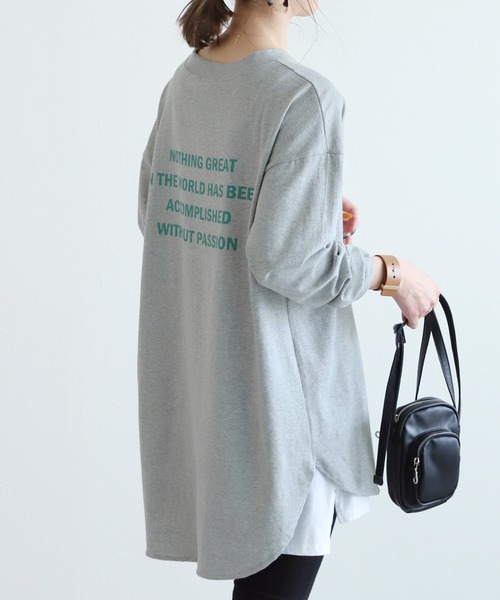 「reca」 長袖カットソー FREE ベージュ レディース_画像9