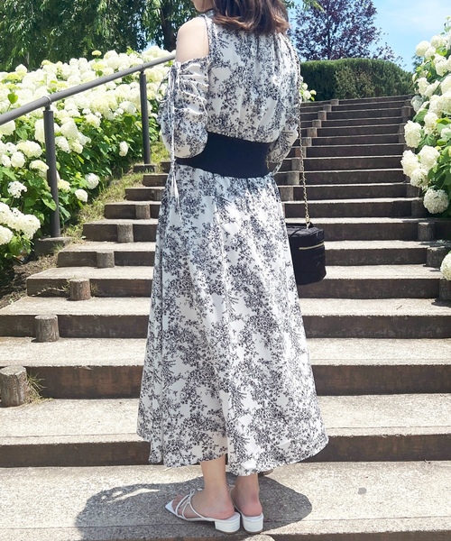 「apres jour」 半袖ワンピース X-LARGE ブラック系その他 レディース_画像3