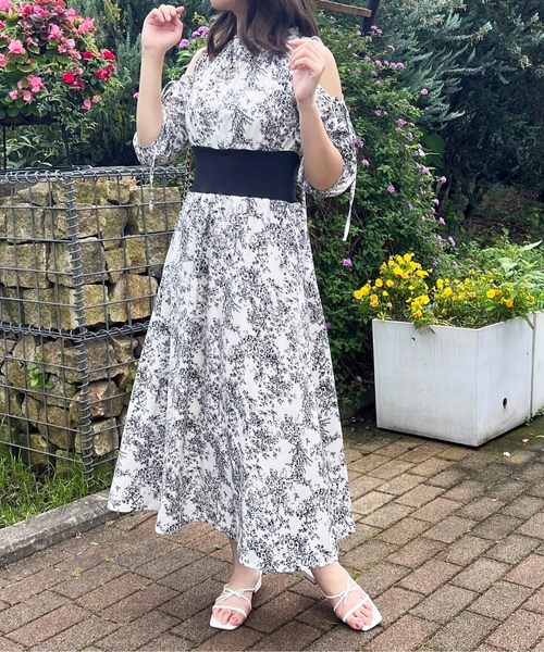 「apres jour」 半袖ワンピース X-LARGE ブラック系その他 レディース_画像5