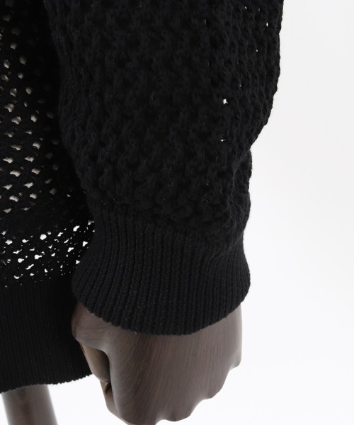 「ADAM PATEK」 ニットカーディガン 1 ブラック レディース_画像6