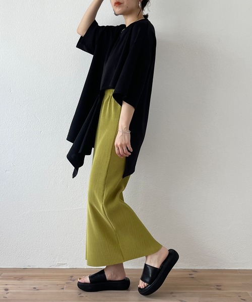 「wee9s」 プリーツスカート FREE アイボリー レディース_画像3