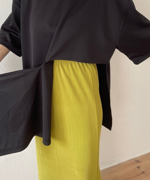 「wee9s」 プリーツスカート FREE アイボリー レディース_画像5