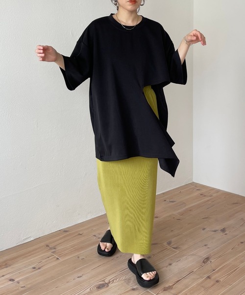 「wee9s」 プリーツスカート FREE アイボリー レディース_画像8