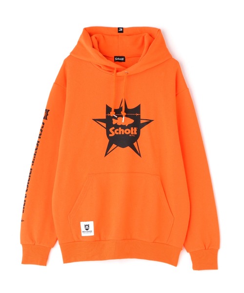 「schott」 プルオーバーパーカー 2XL ブラック メンズ_画像6