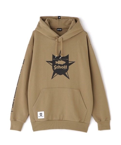 「schott」 プルオーバーパーカー 2XL ブラック メンズ_画像8