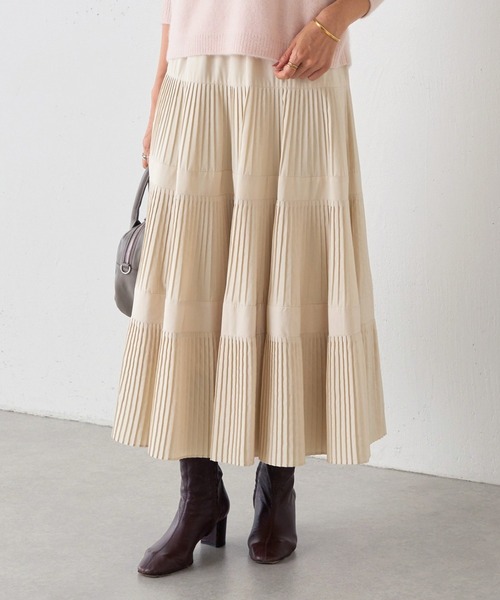 BEARDSLEY（ビアズリー） プリーツスカート FREE グリーン レディース