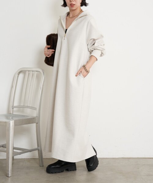 「Jena espace merveilleux」 長袖ワンピース FREE ブラック レディース_画像4