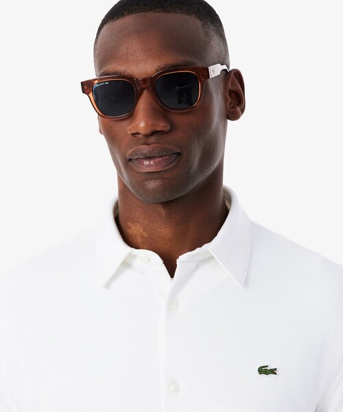 LACOSTE（ラコステ） シャツ スリムフィット オーガニックコットン