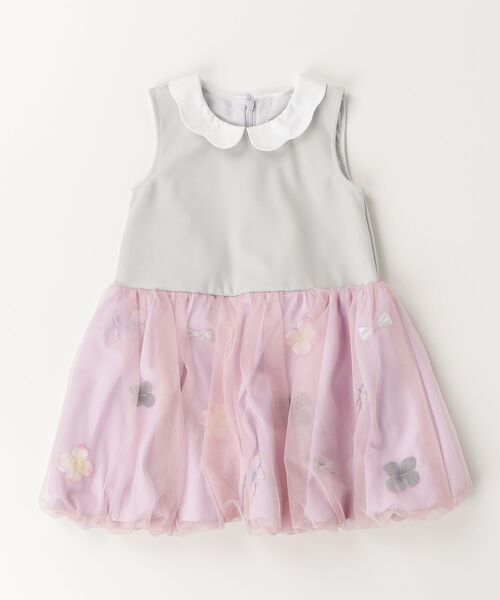 「panpantutu」 「KIDS」セットアップ 100cm グレー×ピンク キッズ_画像3