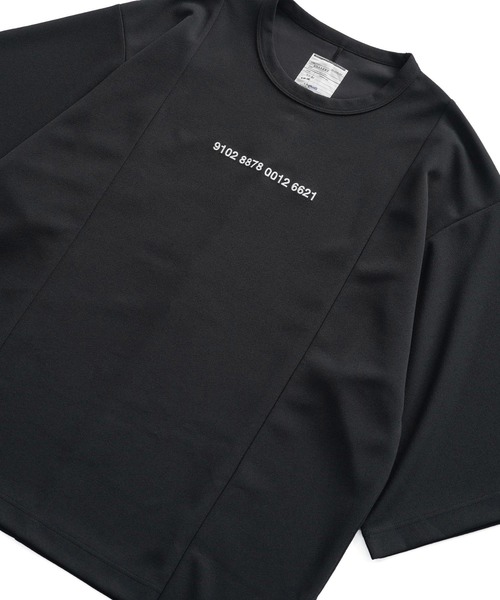 「SHAREEF」 半袖Tシャツ 1 ブラック メンズ_画像3