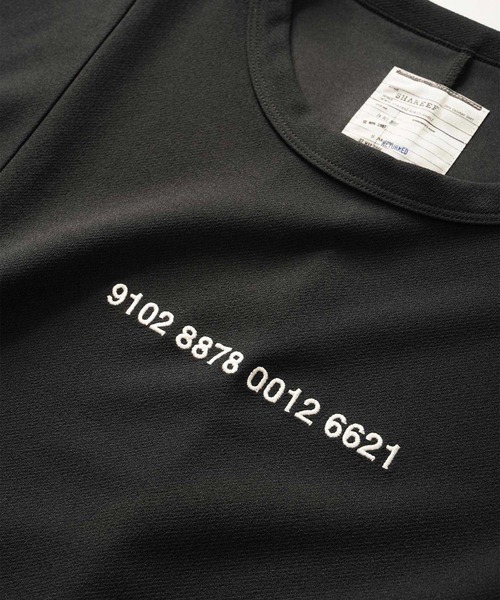 「SHAREEF」 半袖Tシャツ 1 ブラック メンズ_画像5