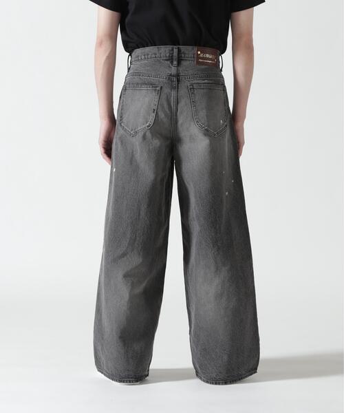 ワイドパンツ ジーンズ MASU/エムエーエスユー/MB BAGGY JEANS VINTAGE/B26U6PL002 メンズ レディースの画像