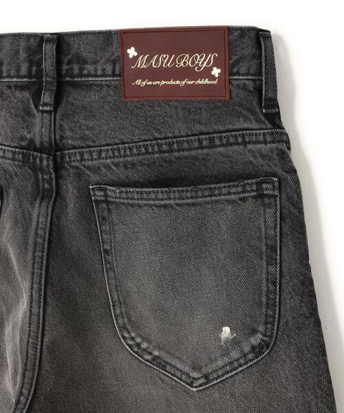 ワイドパンツ ジーンズ MASU/エムエーエスユー/MB BAGGY JEANS VINTAGE/B26U6PL002 メンズ レディースの画像