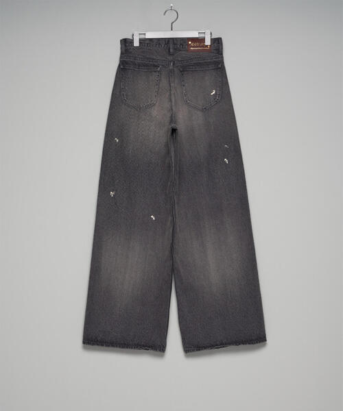 ワイドパンツ ジーンズ MASU/エムエーエスユー/MB BAGGY JEANS VINTAGE/B26U6PL002 メンズ レディースの画像