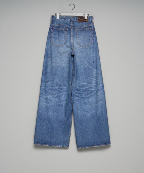 ワイドパンツ ジーンズ MASU/エムエーエスユー/MB BAGGY JEANS VINTAGE/B26U6PL002 メンズ レディースの画像