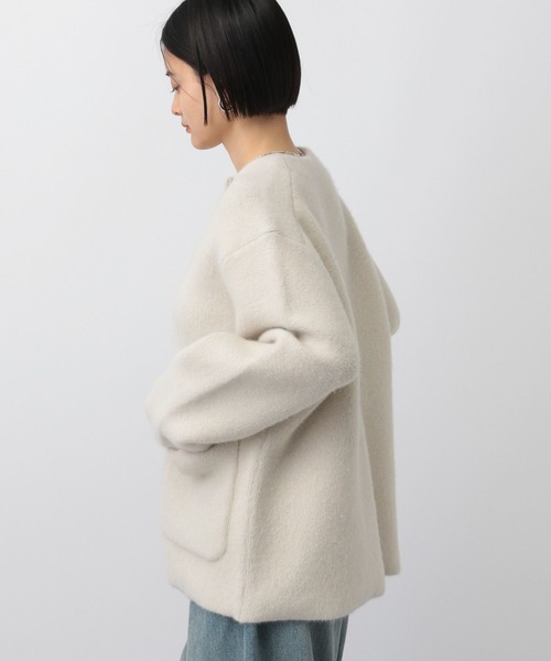 「A part by」 ニットカーディガン FREE グレー レディース_画像8