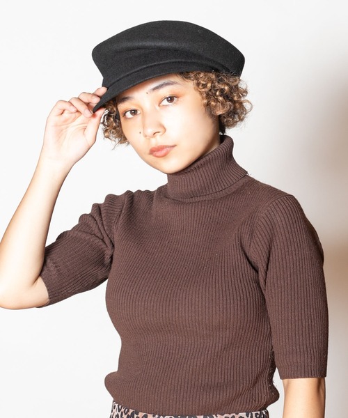 「CA4LA」 キャップ ONESIZE ブラック レディース_画像3