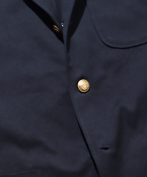 「FIDELITY」 テーラードジャケット LARGE ダークネイビー メンズ_画像2