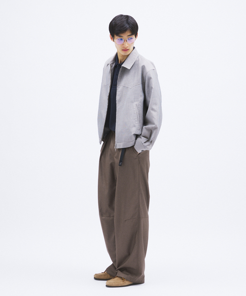 グラミチ GRAMICCI パンツ スラックス ストレート l Gramicci（グラミチ） スラックス 別注 ストレート タック スラックス