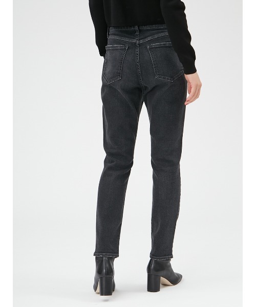 「FRAY I.D」 スキニーデニムパンツ 1 ブラック レディース_画像4