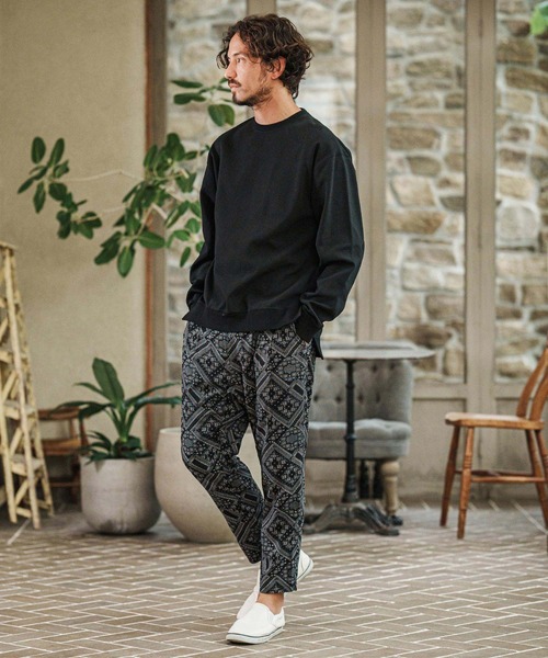 「CAMBIO」 スウェットカットソー S チャコール メンズ_画像5