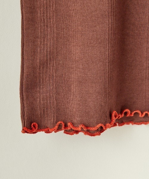 「MILLER」 長袖カットソー F ブラウン レディース_画像5