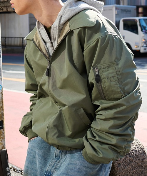 kutir（クティール） ブルゾン アウター MA-1 2WAY REVERSIBLE NYLON
